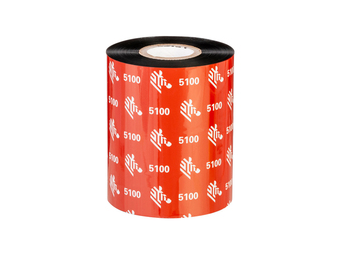 Zebra 5100 Resin - Schwarz - 83 mm x 450 m - Thermotransfer-Farbband (Packung mit 6)