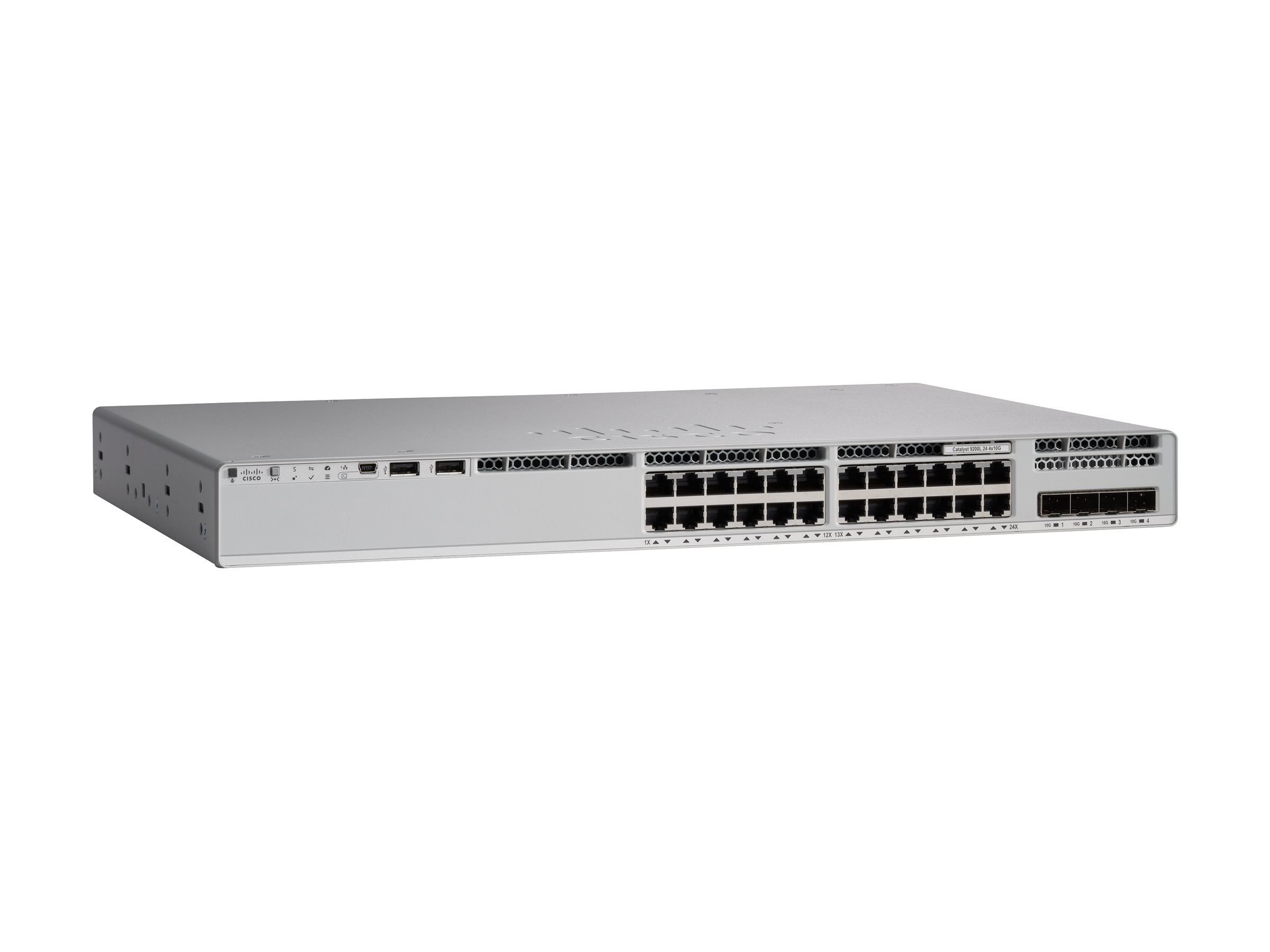 Cisco Catalyst 9200L - Network Advantage - Switch - L3 - 24 x 101001000 + 4 x 10 Gigabit SFP+ (Uplink)