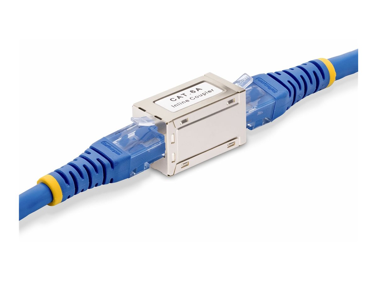 StarTech.com Shielded RJ45 Coupler, Inline Cat6a Coupler, FF - Netzwerkkoppler - RJ-45 (W)