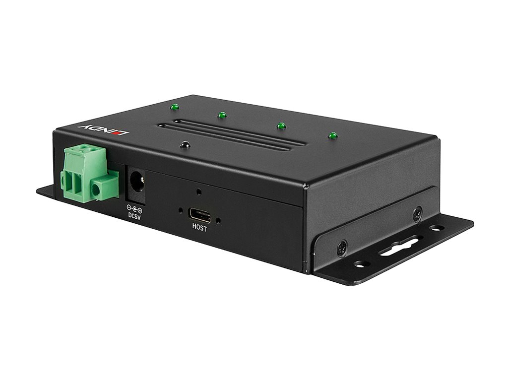 Lindy 4 Port USB 3.1 Gen 2 Type C Metal Hub