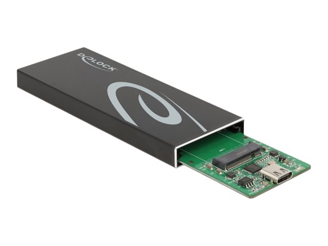 Delock Speichergehäuse - M.2 - M.2 Card  SATA 6Gbs - USB 3.2 (Gen 2)