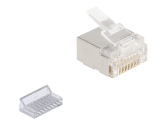 Delock Netzwerkanschluss - RJ-45 (M) - UFTP - CAT 6a (Packung mit 100)