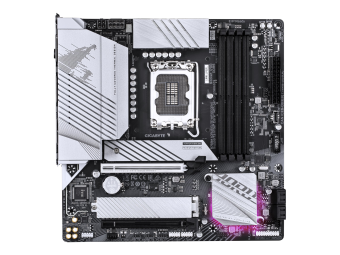Gigabyte AORUS B760M ELITE WIFI6E GEN5 - Motherboard - micro ATX - LGA1700-Sockel - B760 Chipsatz - USB-C 3.2 Gen 2x2, USB-C 3.2 Gen2, USB 3.2 Gen 2, USB 3.2 Gen 1 - 2.5 Gigabit LAN, Wi-Fi 6E, Bluetooth - Onboard-Grafik (CPU erforderlich)
