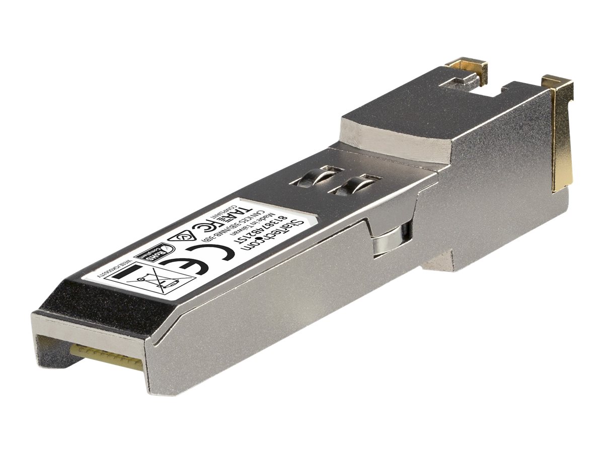 StarTech.com HP 813874-B21 kompatibles SFP+ Transceiver Modul - 10GBase-T - MSA konform - RJ45 SFP+ Modul - 10GBase-T - 30m mit CAT6a - SFP+-Transceiver-Modul (gleichwertig mit HP 813874-B21)
