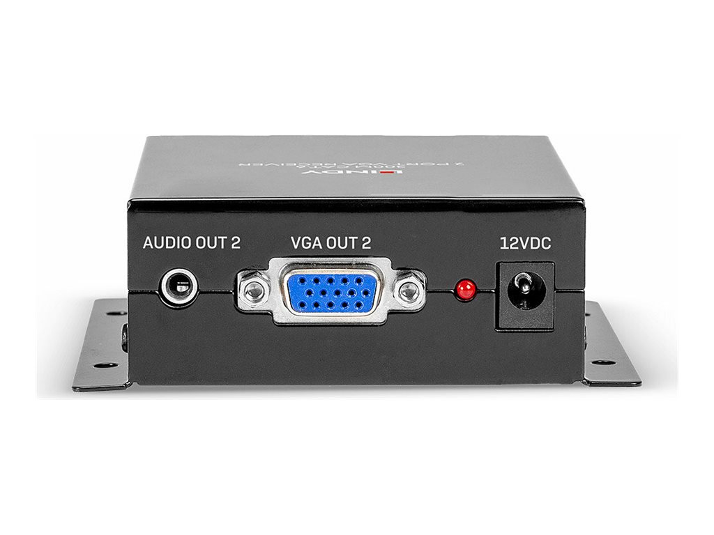 Lindy Cat.6 2 Port VGA Receiver - Erweiterung für VideoAudio