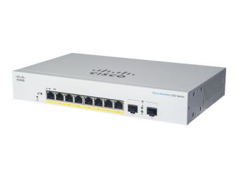 Cisco Business 220 Series CBS220-8T-E-2G - Switch - Smart - 8 x 101001000 + 2 x Gigabit SFP (Uplink)