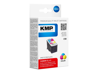 KMP C58 - 12 ml - Farbe (Cyan, Magenta, Gelb) - kompatibel - Tintenpatrone (Alternative zu Canon 0617B001, Canon CL-41)
