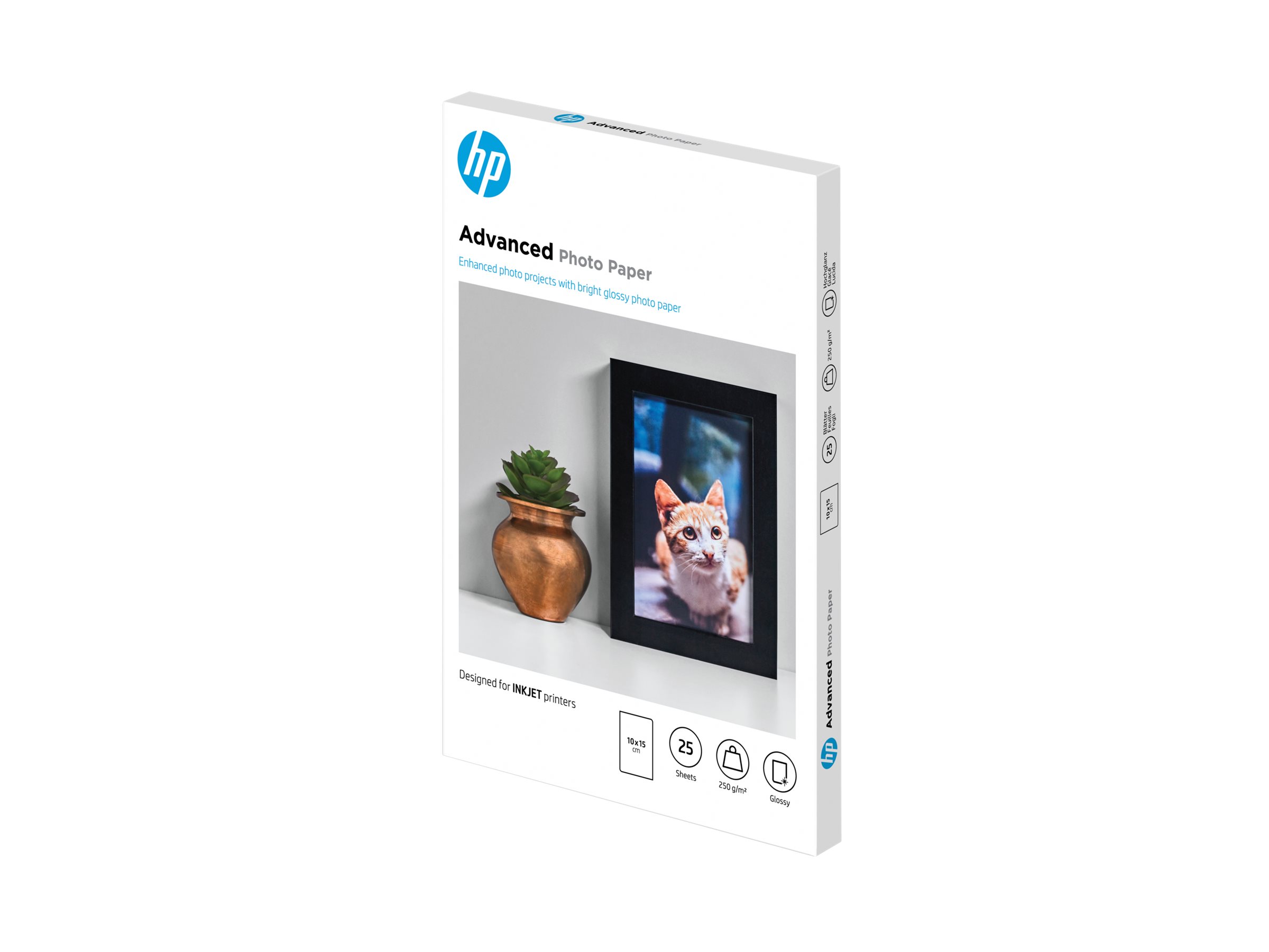 HP Advanced Glossy Photo Paper - Glänzend - 100