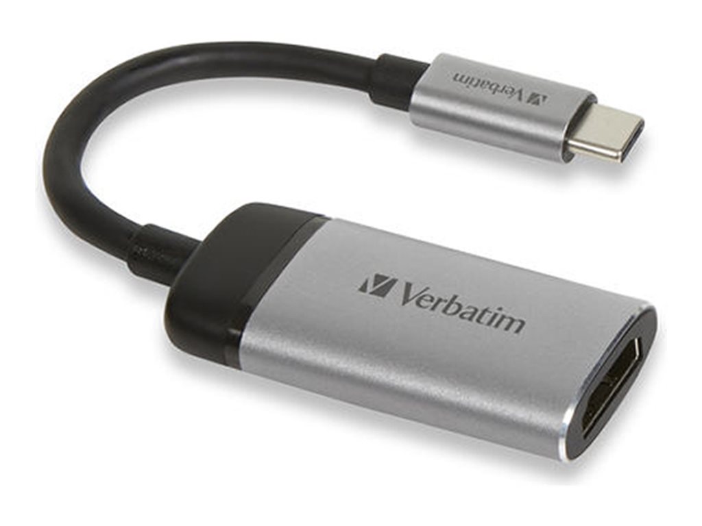 Verbatim Videoadapter - 24 pin USB-C männlich zu HDMI weiblich