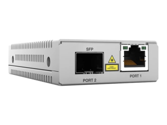 Allied Telesis AT MMC1000SP - Medienkonverter - 1GbE - 100Base-TX 1000Base-T 1000Base-X - RJ-45  SFP (mini-GBIC)