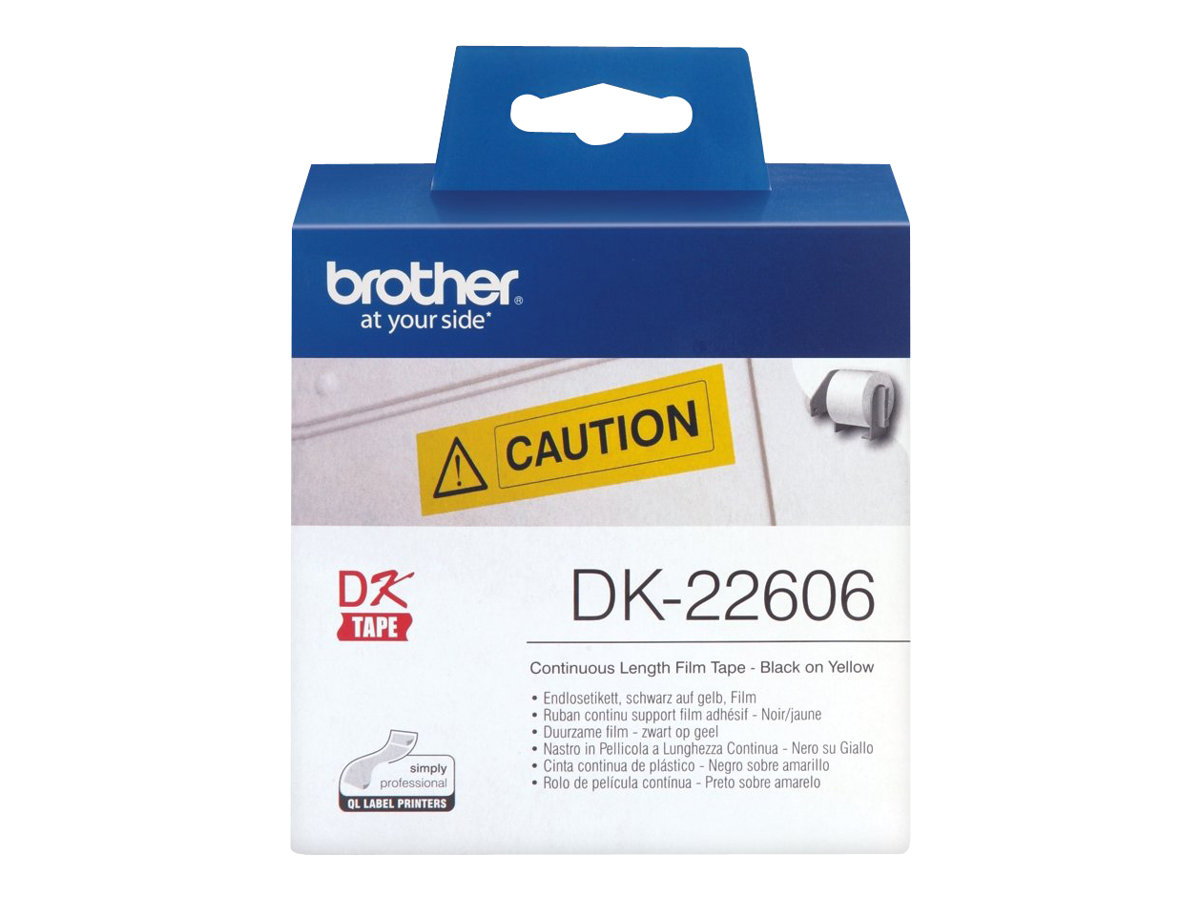 Brother DK-22606 - Gelb - Rolle (6,2 cm x 15,2