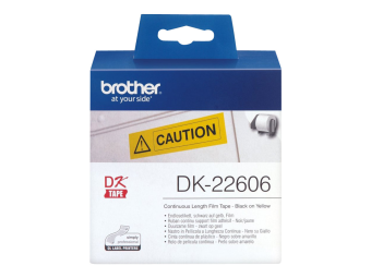 Brother DK-22606 - Gelb - Rolle (6,2 cm x 15,2