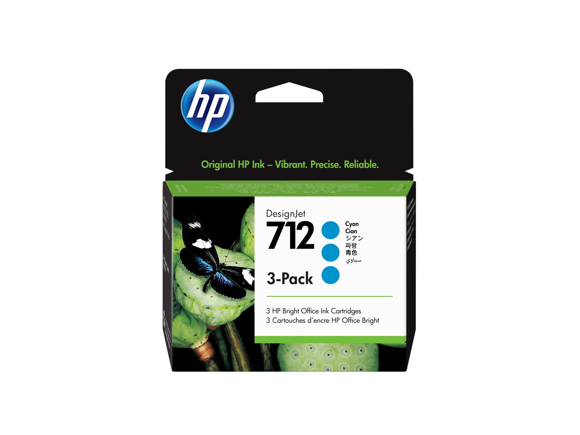 HP 712 - 3er-Pack - 29 ml - Cyan - original - DesignJet