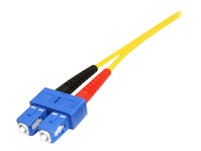 StarTech.com 1m Fiber Optic Cable - Single-Mode Duplex 9125 - LSZH - LCSC - OS1 - LC to SC Fiber Patch Cable (SMFIBLCSC1)