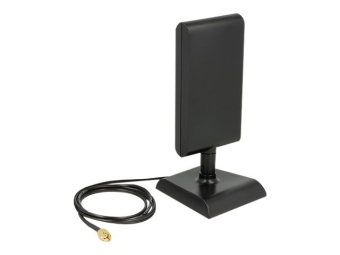 Delock WLAN RP-SMA - Antenne - Wi-Fi, Bluetooth - 6 dBi (für 2,4 GHz - 2,5 GHz)