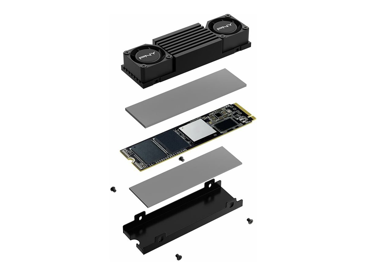 PNY CS3150 - SSD - verschlüsselt - 1 TB - intern - M.2 2280 - PCI Express 5.0 x4 (NVMe)