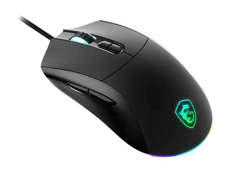 MSI FORGE GM320 - Maus - optisch - 7 Tasten -