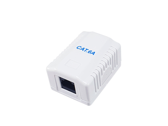 Equip Aufputzdose Cat6A 1-Port RJ45 UTP