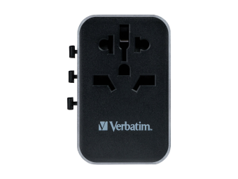 Verbatim UTA-04 - Netzteil - Universal - 61 Watt - 3 A - QC 3.0 PD 3.0 - 5 Ausgabeanschlussstellen (2 x USB-C 3 x USB Typ A)