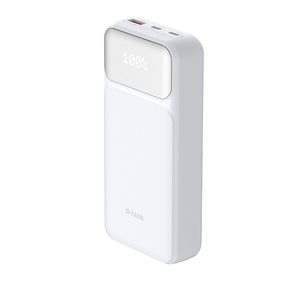 D-Link DPP-201 - Powerbank - 20000 mAh - 65 Watt - PD 3.0, QC 3.0, PD 2.0, QC 2.0 - 3 Ausgabeanschlussstellen (USB Typ A, 2 x USB-C)