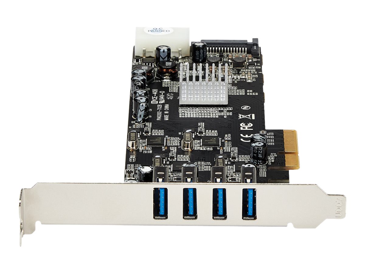 StarTech.com 4 Port USB 3.0 SuperSpeed PCI Express Schnittstellenkarte mit 4 5Gbs Kanälen und UASP