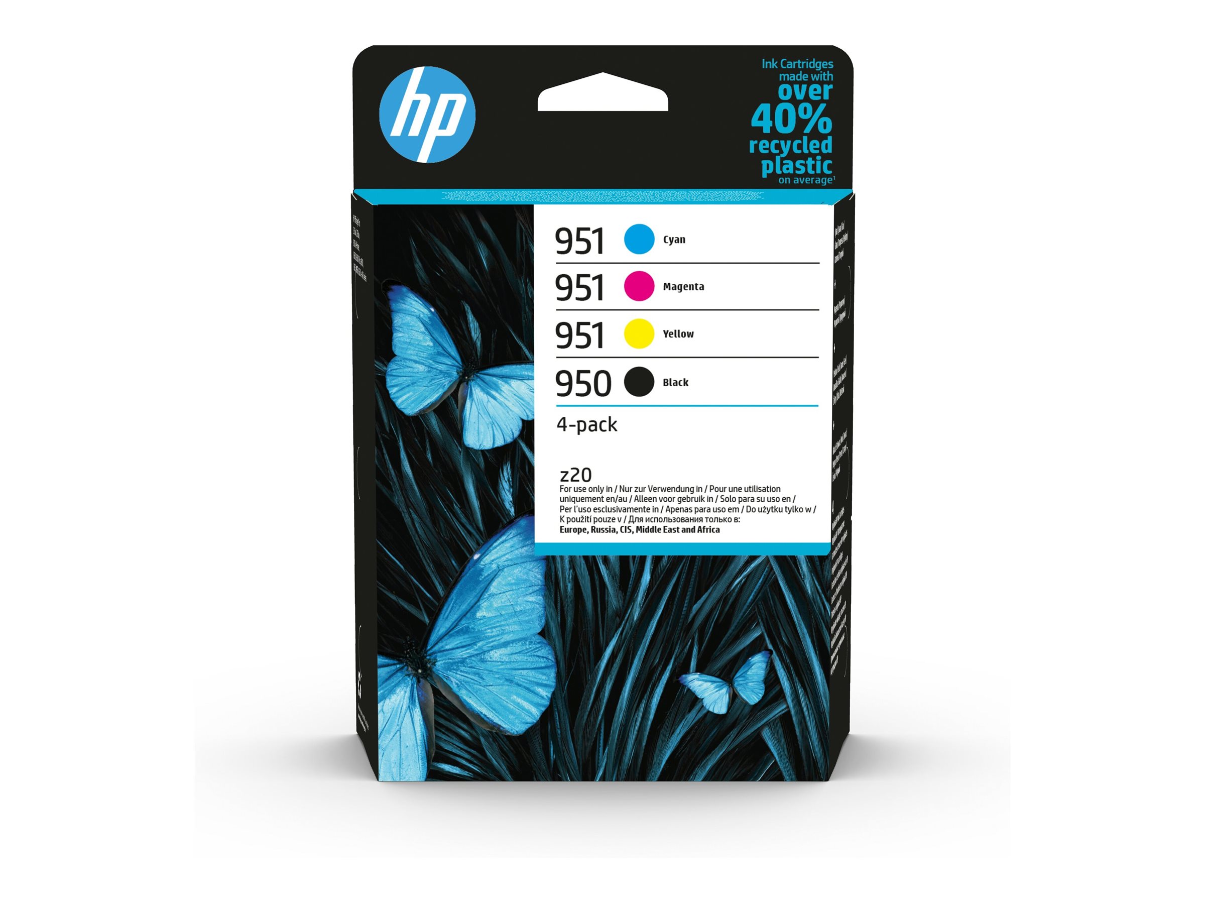 HP 950951 - 4er-Pack - Schwarz, Gelb, Cyan, Magenta