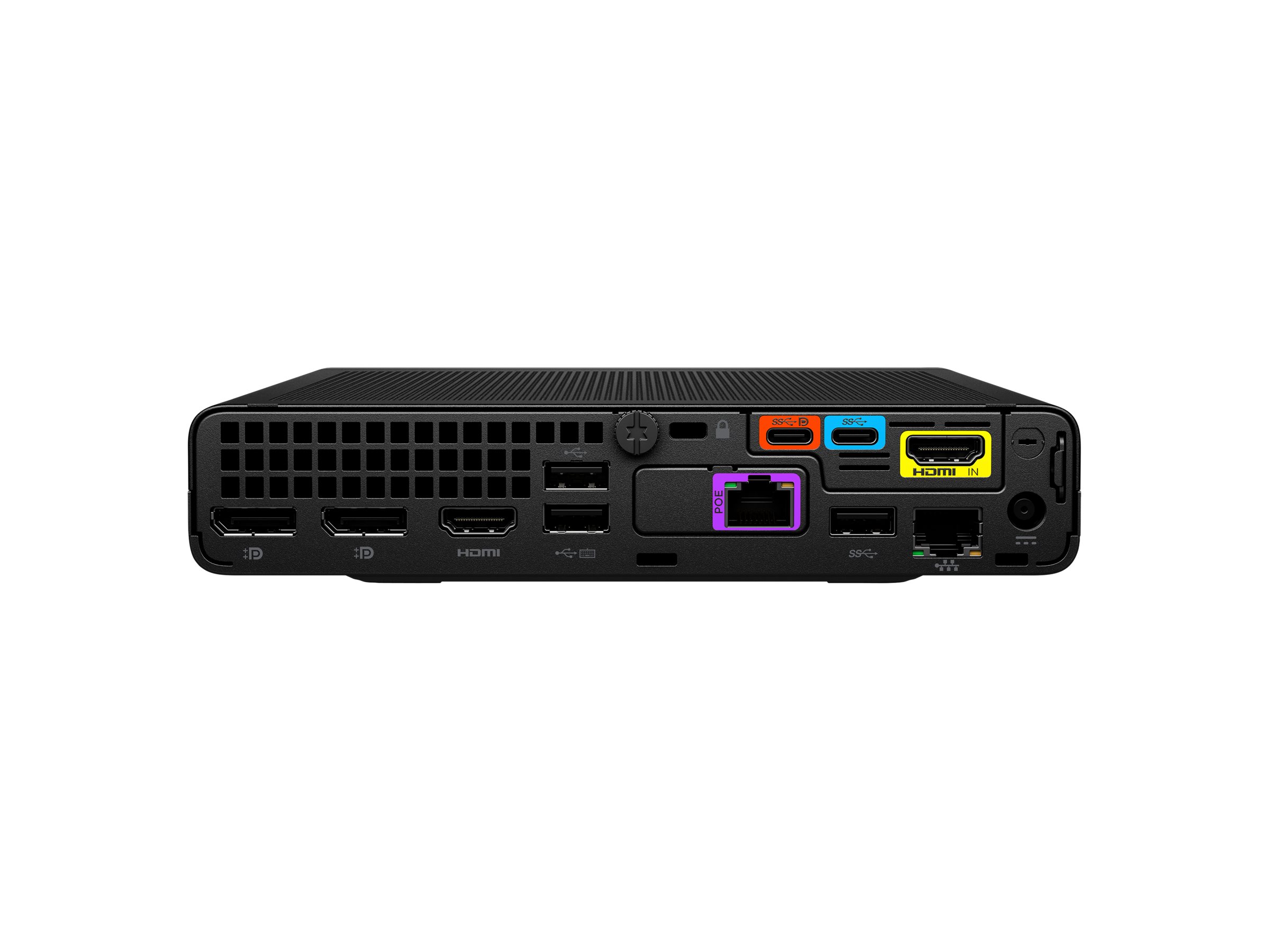 HP Mini IP Conference PC - Mini Desktop - Core i7 13700T  1.4 GHz - vPro - RAM 16 GB - SSD 256 GB - NVMe - UHD Graphics 770 - 1GbE, 2.5GbE, Wi-Fi 6E, Bluetooth 5.3 - WLAN 802.11abgnacax (Wi-Fi 6E)