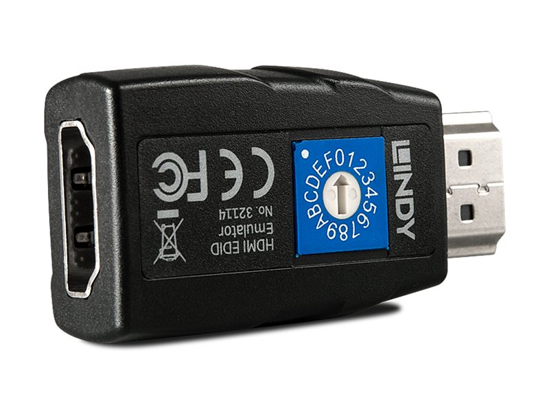 Lindy HDMI 2.0 18G EDID Emulator - EDID-LeserSchreiber