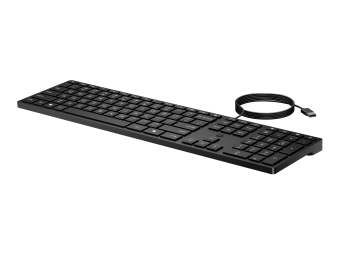 HP Desktop 320K - Tastatur - 3-Zonen-Layout flache Tastenreise