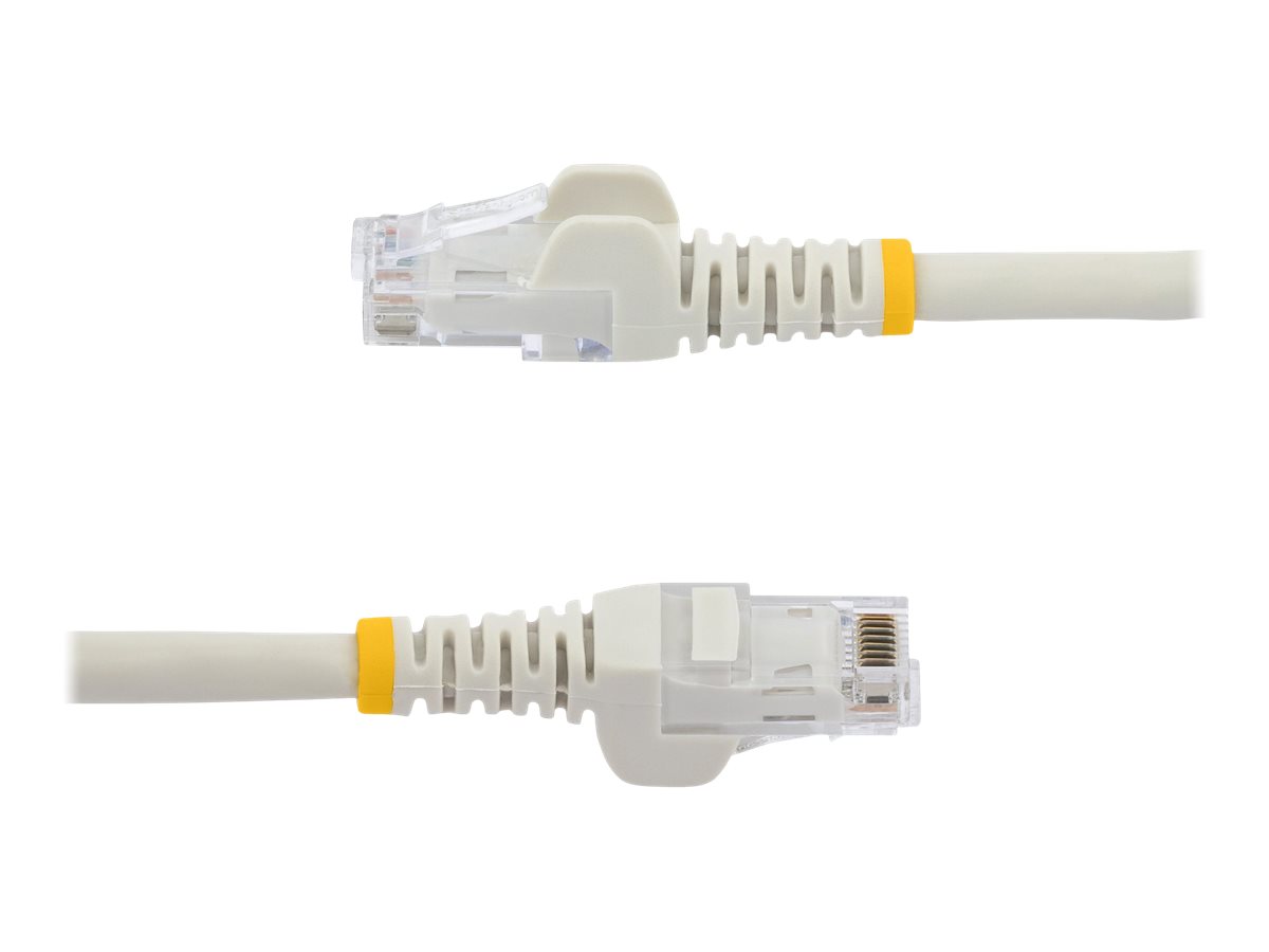 StarTech.com 1m Cat6 UTP RJ45 Gigabit Patchkabel Snagless - Cat 6 Netzwerkkabel mit Schutzmanschette - Cat.6 Patch-Kabel - Weiß - Patch-Kabel - RJ-45 (M)