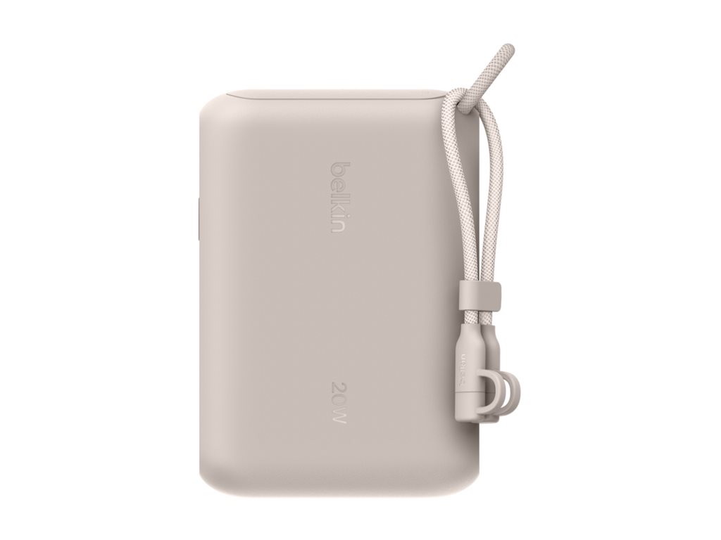 Belkin BoostCharge - Powerbank - mit Display - 10000 mAh - 20 Watt - PD - 2 Ausgabeanschlussstellen (USB-C)