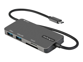 StarTech.com USB-C Multiport Adapter - USB-C auf 4K-HDMI, 100W PD Pass-Through, SD-MicroSD-Steckplatz -  USB-C-Mini-Dock - 30 cm langes Kabel (DKT30CHSDPD)