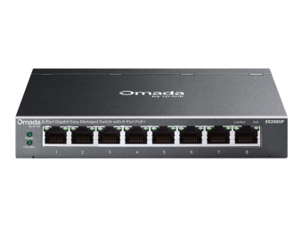 TP-LINK Omada ES208GP V1 - Switch - managed - 8 x 101001000 (PoE+)
