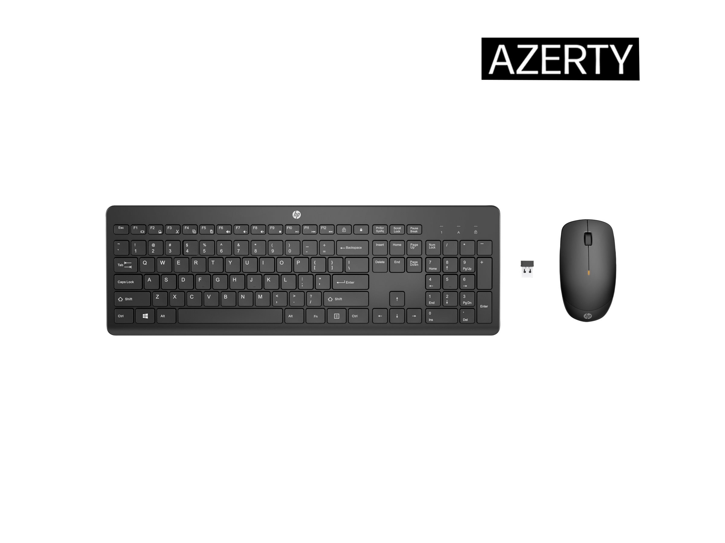 HP 230 - Tastatur-und-Maus-Set - kabellos - Deutsch