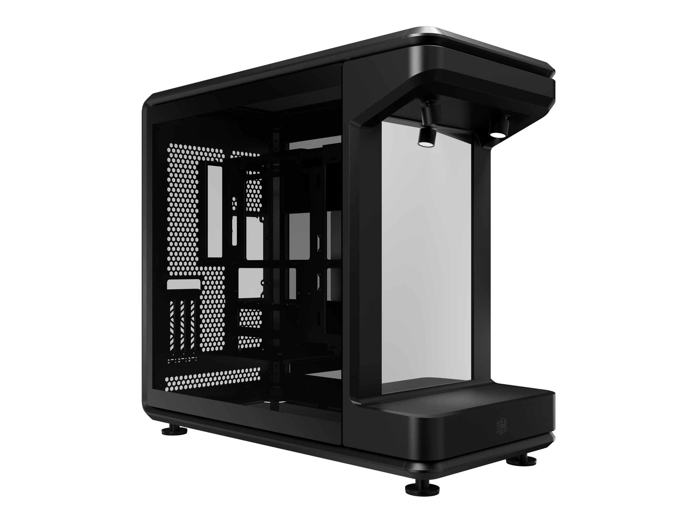 Cooler Master MasterFrame 360 Stage Mirror - Mid tower - ATX - Seitenteil mit Fenster (gehärtetes Glas)