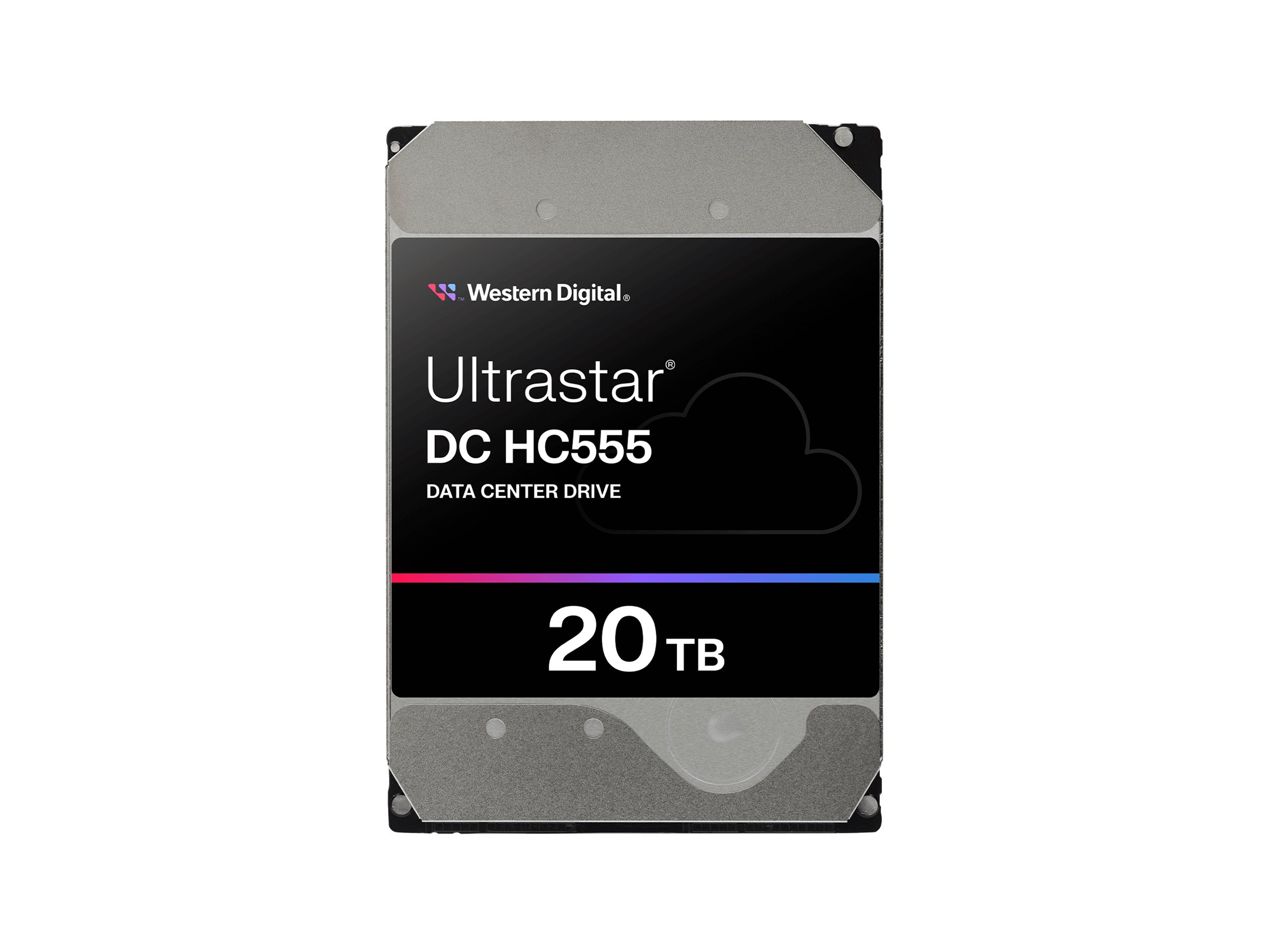 WD Ultrastar DC HC555 - Festplatte - Datencenter - verschlüsselt - 20 TB - intern - 3.5" (8.9 cm)
