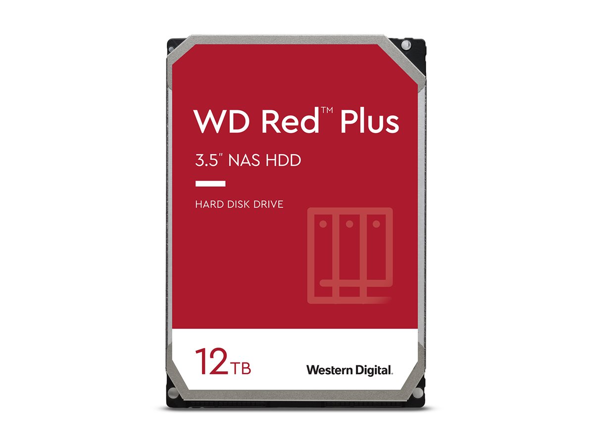 WD Red Plus WD120EFGX - Festplatte - 12 TB - intern - 3.5" (8.9 cm)