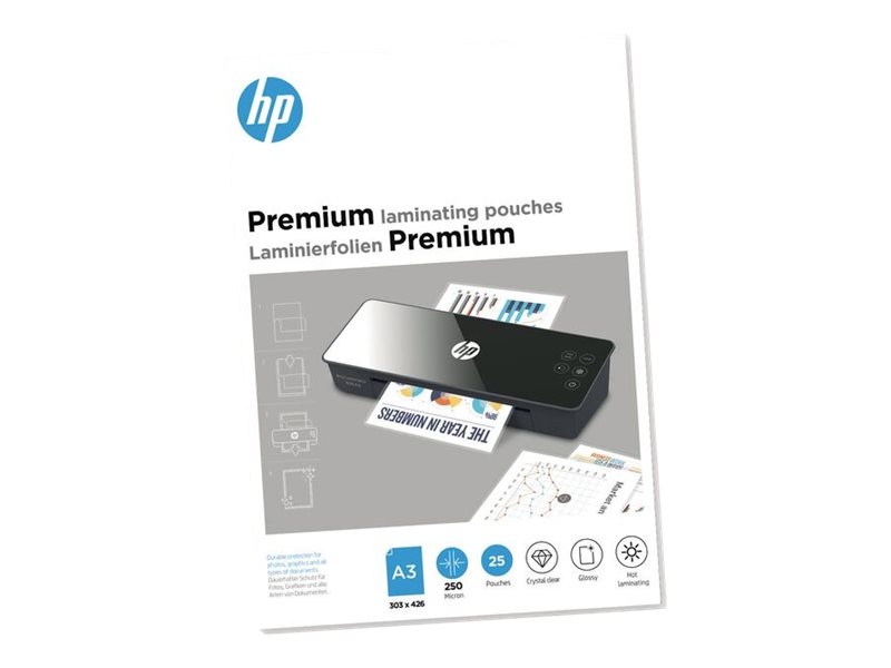 HP Premium - 250 Mikrometer - 25er-Pack - glänzend