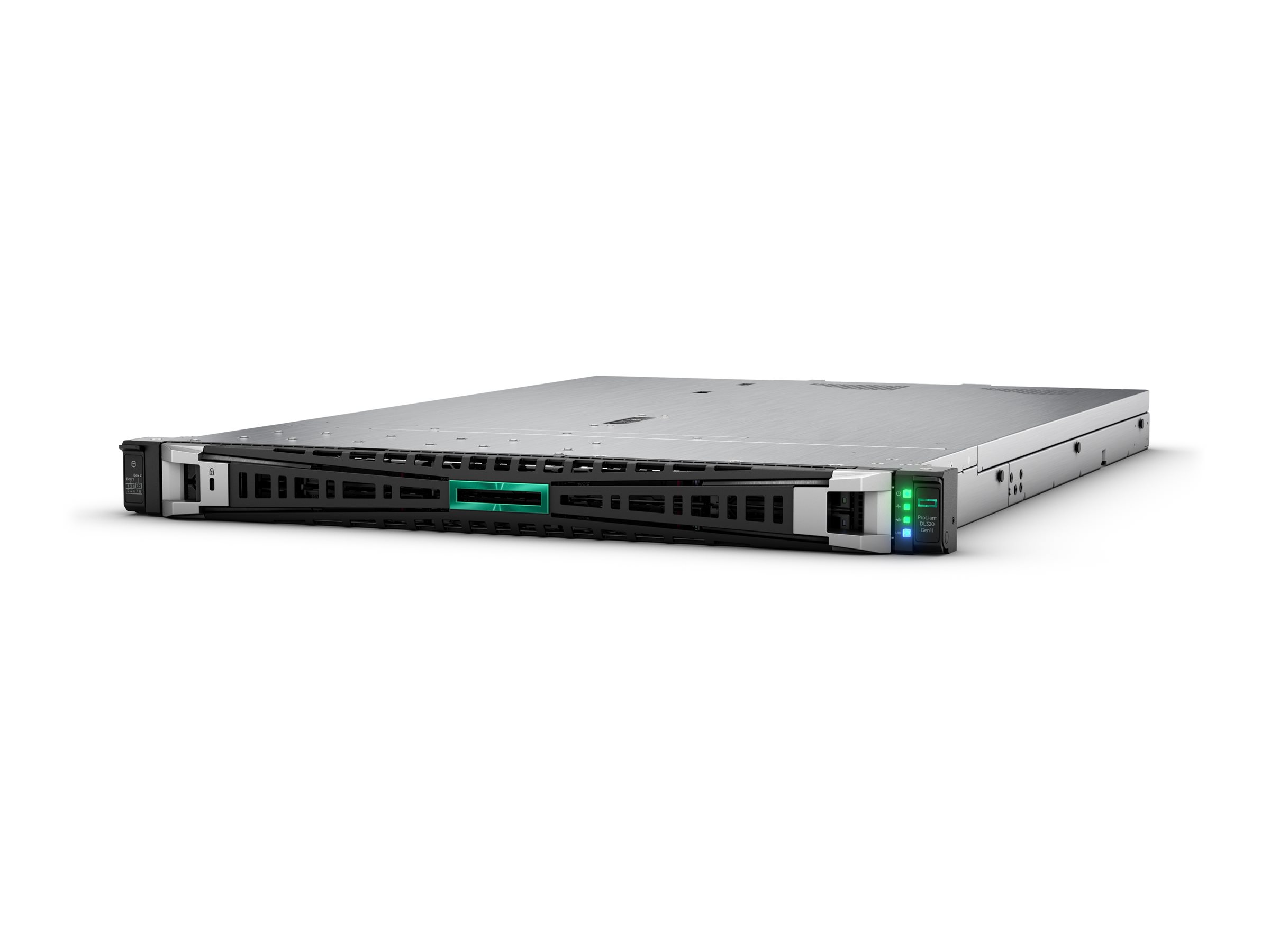 HPE ProLiant DL320 Gen11 - Server - Rack-Montage - 1U - zweiweg - 1 x Xeon Silver 4510  2.4 GHz - RAM 64 GB - SATASASNVMe - Hot-Swap 6.4 cm (2.5")