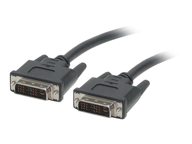 StarTech.com 1,8m DVI-D Single Link Kabel - StSt - DVI Monitorkabel - 1920x1200 - DVI Verbindungskabel  Anschlusskabel - Schwarz - DVI-Kabel - DVI-D (M)