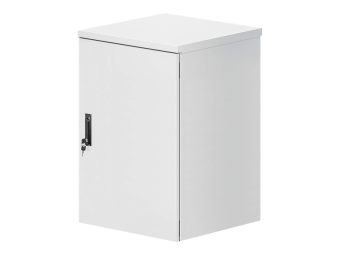 Intellinet Gehäuse - IP55 2 integrierte Lüfter - geeignet für Wandmontage - Hellgrau RAL7035 - 18U - 48.3 cm (19)