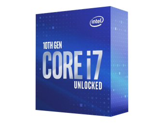 Intel Core i7 10700K - 3.8 GHz - 8 Kerne - 16 Threads - 16 MB Cache-Speicher - LGA1200 Socket - Box (ohne Kühler)