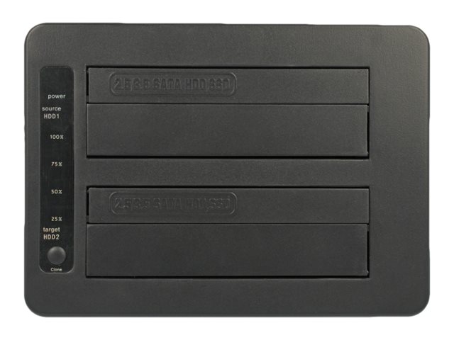 Delock HDD-Dockingstation Schächte 2 - SATA 6Gbs - USB 3.1 (Gen 2)