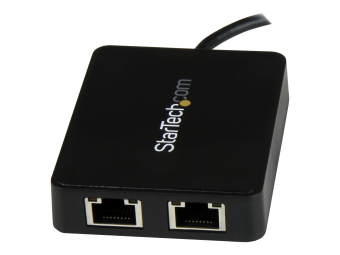StarTech.com Startech USB-C auf Dual-Gigabit Ethernet Adapter mit USB (Typ-A)