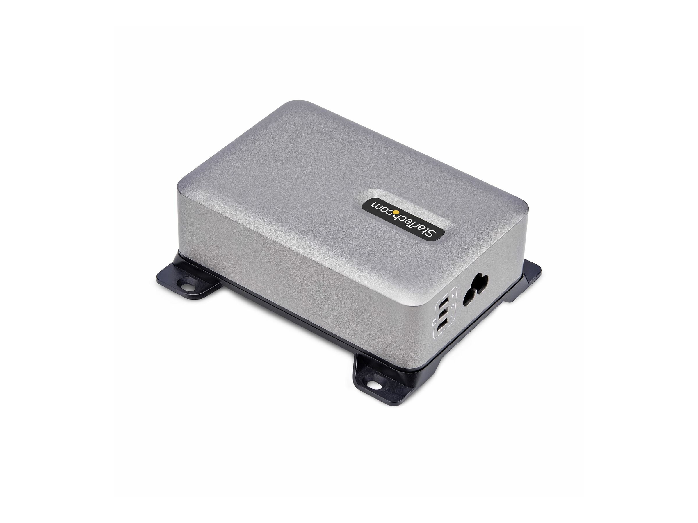 StarTech.com Startech 4-Port USB-C Charger, 240W Total, Single Port 140W EPR - Netzteil - mit Oberflächenmontagehalterung - 240 watt - 5 A - Power Delivery 3.1 - 4 Ausgabeanschlussstellen (USB-C)
