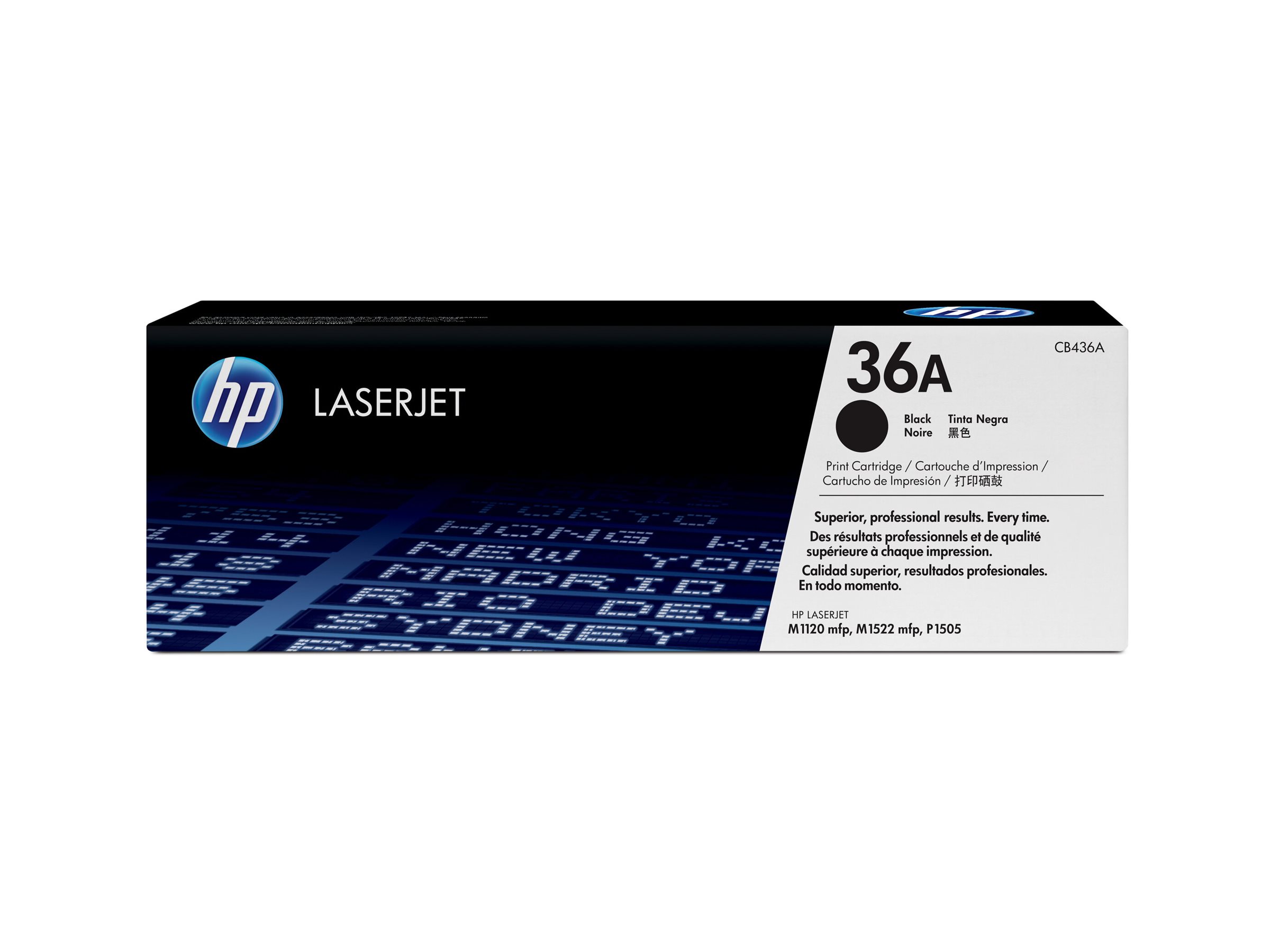 HP 36A - Schwarz - original - LaserJet - Tonerpatrone (CB436A)