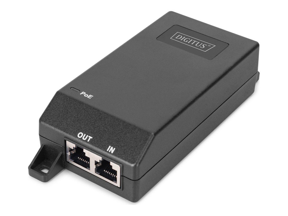 DIGITUS Gigabit Ethernet PoE+ Injektor, 802.3at, 30 W