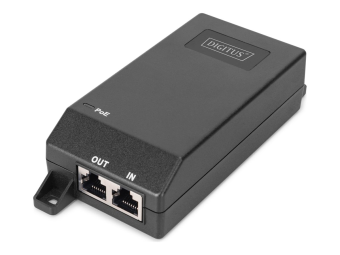 DIGITUS Gigabit Ethernet PoE+ Injektor, 802.3at, 30 W