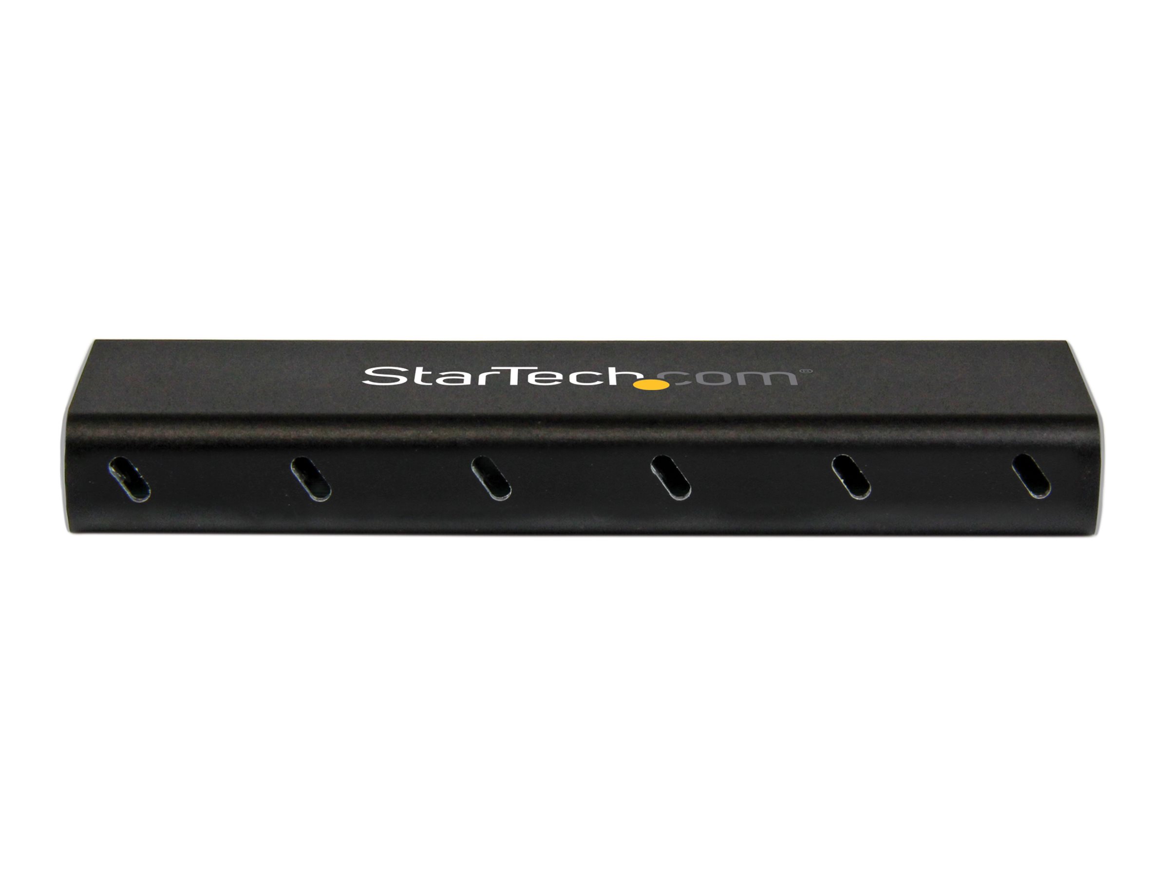 StarTech.com Startech SSD Festplattengehäuse für M.2 Festplatten - USB 3.1 Type C - NGFF - USB C Kabel - USB 3.1 Case auf M2 Adapter - Speichergehäuse - M.2 - SATA 6Gbs - USB 3.1 (Gen 2)