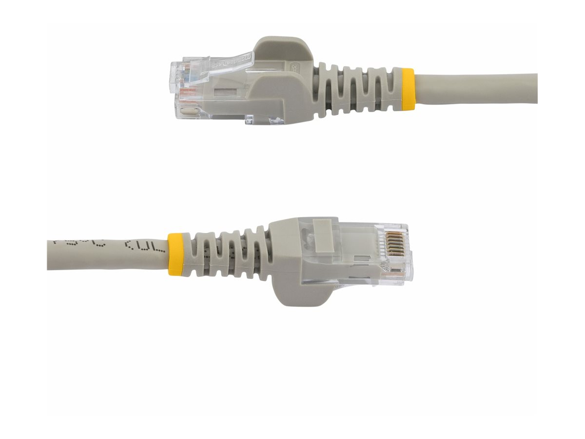 StarTech.com 3m CAT6 Ethernet Cable, 10 Gigabit Snagless RJ45 650MHz 100W PoE Patch Cord, CAT 6 10GbE UTP Network Cable wStrain Relief, Grey, Wiring is UL CertifiedTIA - Category 6 - 24AWG (N6PATC3MGR)